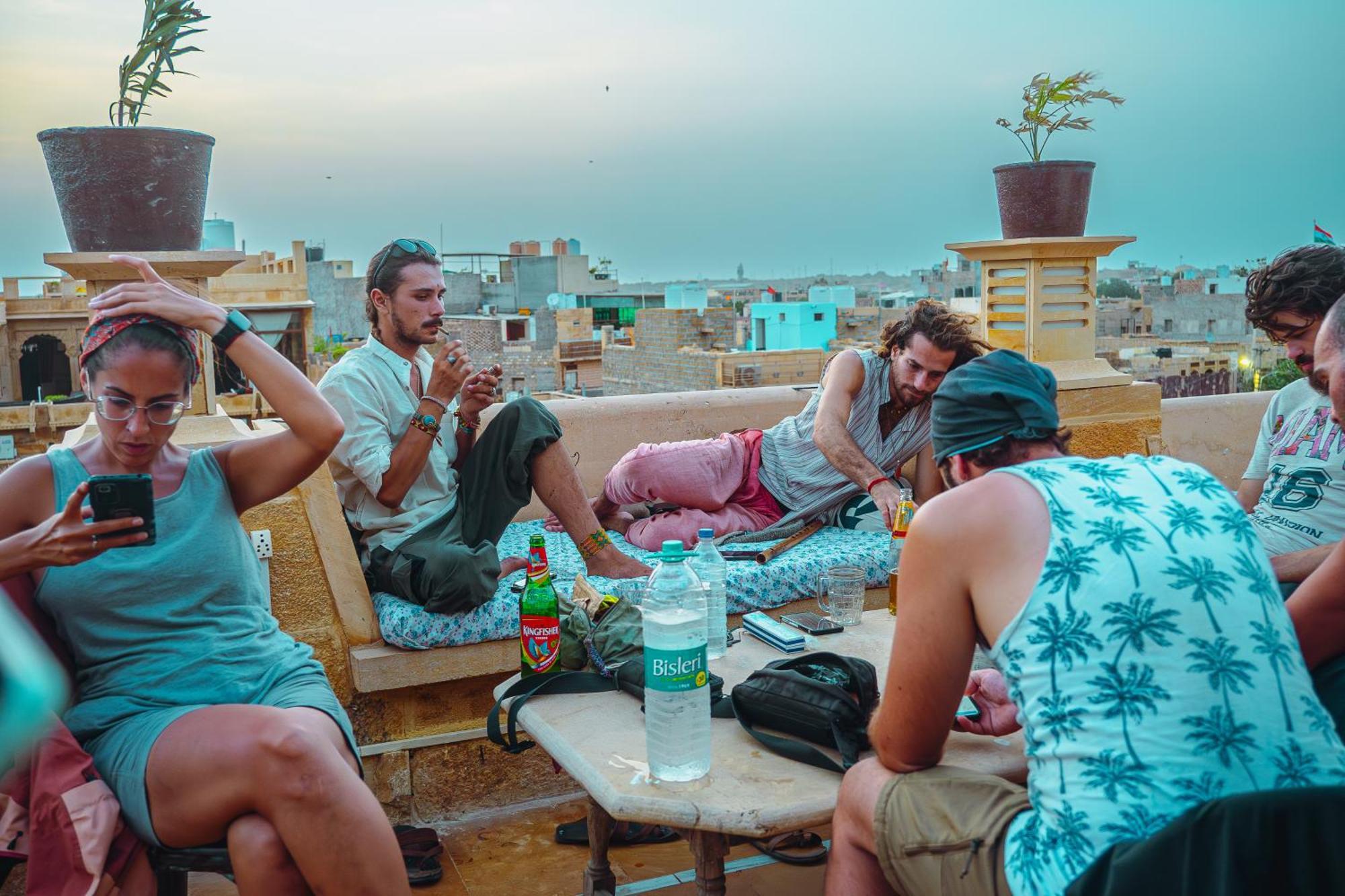 Open Road Hostel And Cafe Jaisalmer Esterno foto
